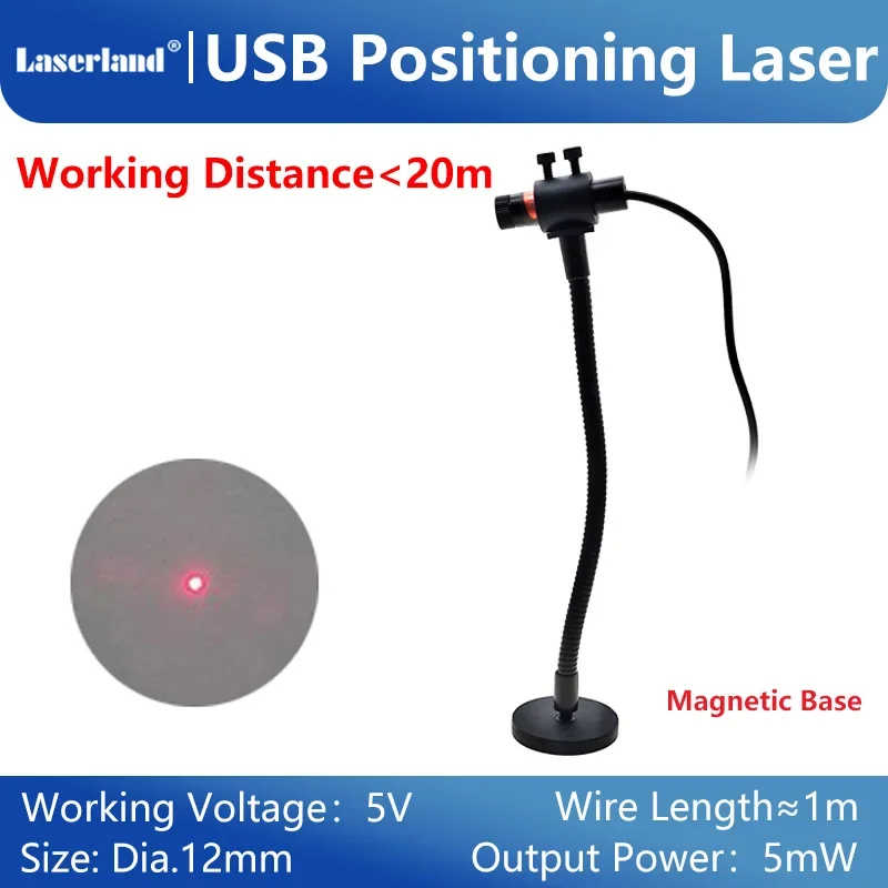 Laser Sewing Guide machine positioning Ling Generation Cross Hair USB connection with magnetic base