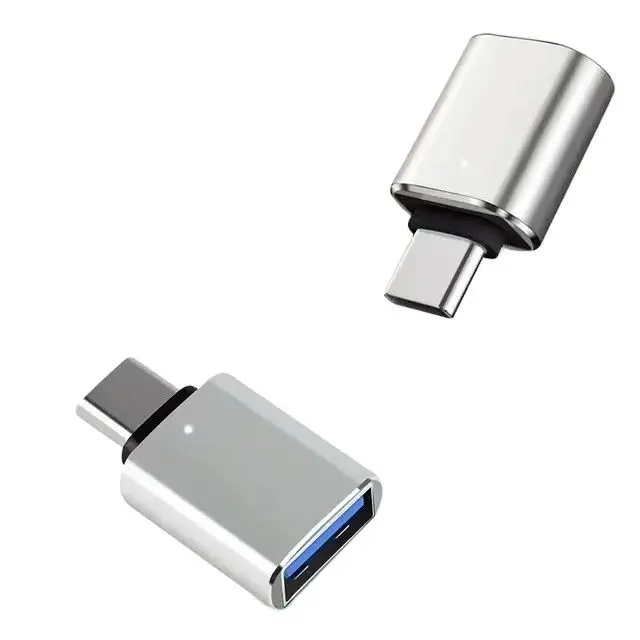 2 uds adaptador OTG tipo C a USB3.0 conector adaptador OTG tipo C OTG Conventer para Macbook Pro Xiaomi Huawei lector de unidad Flash