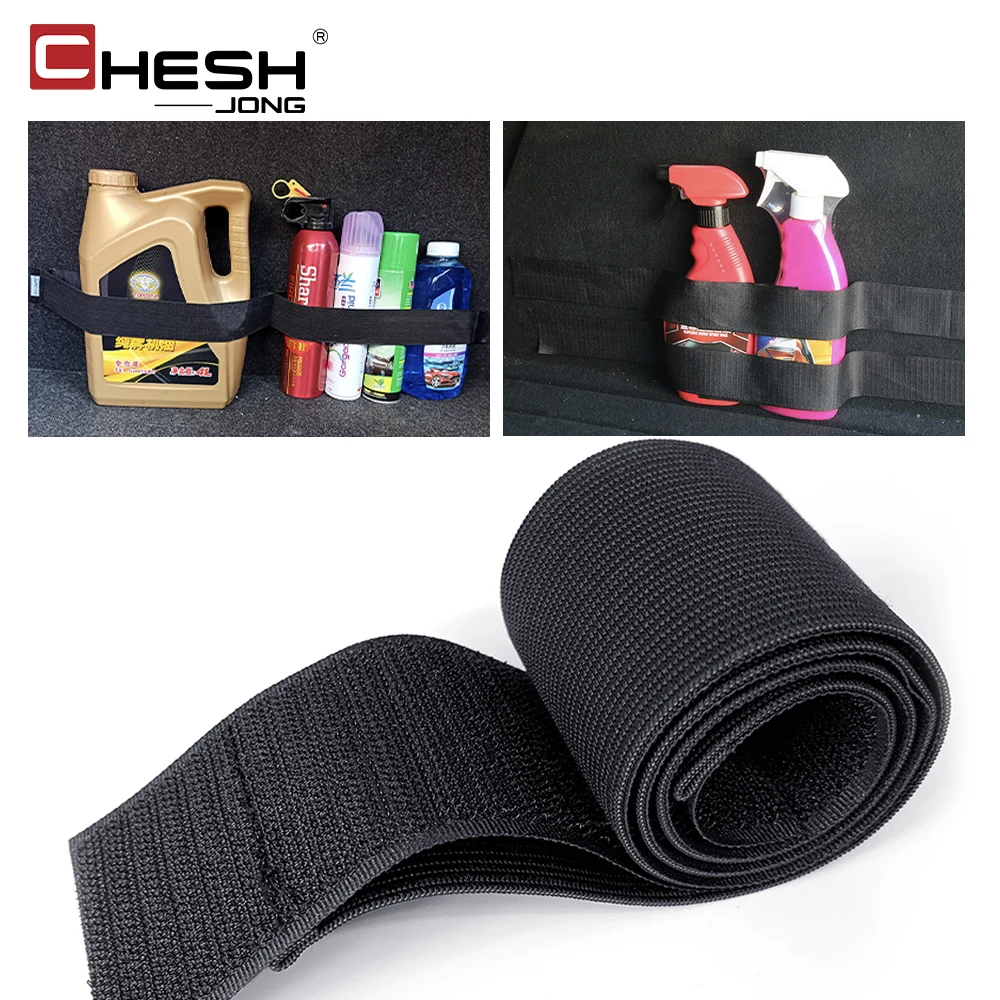 รถ Trunk Organizer Black Magic เทปอุปกรณ์เสริมในรถยนต์ Fixing เข็มขัดเก็บกระเป๋าเทปคงที่ Auto ภายในจัดเก็บและองค์กร