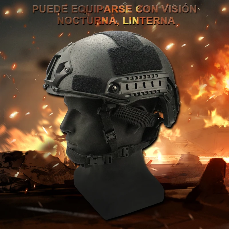 Ballistic ACH High Cut Tactical Helmet Kevla High Quality Ballistic Helmet NIJ IIIA FAST Wendy's Suspension Pad Ballistic Helmet