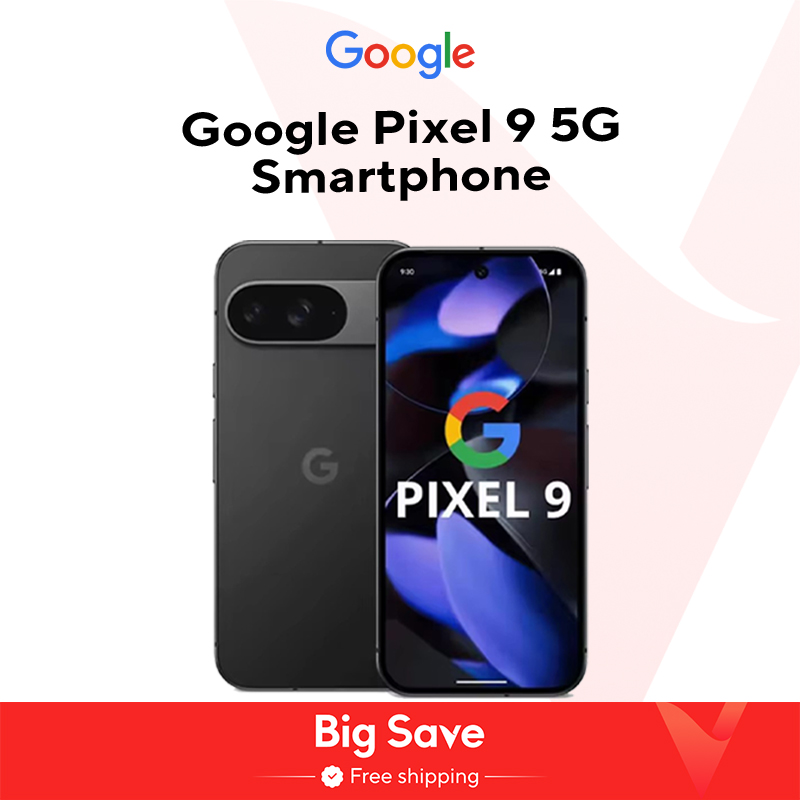 Google Pixel 9-telefoon 5G Single Nano SIM en eSIM 6,3 '' 120 Hz scherm 12 GB + 256 GB opslag 4700 mAh batterij 50 MP camera Android 13