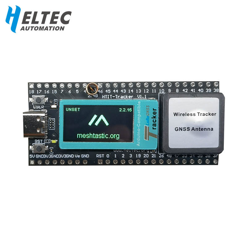 Heltec ESP32 LoRa rastreador de activos meshtásticos SX1262 Wi-Fi Bluetooth rastreador GPS para vehículo bicicleta niños mascota rastreador de Fitness de coche