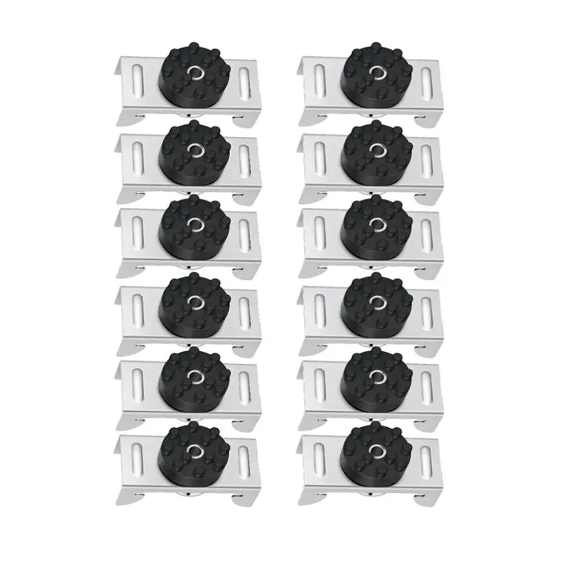 CQMF-12 Pack Soundproofing Mounting Clip Soundproofing Clips Drywall Soundproofing For Walls And Ceiling