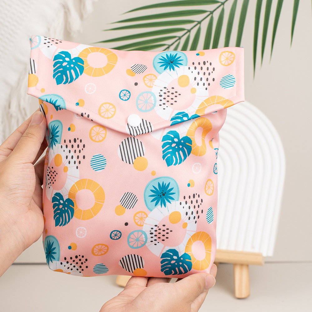 BIAI 1 ชิ้นถุงเก็บผ้าอ้อมล้างทําความสะอาดได้กระเป๋าเดินทางแต่งหน้านํามาใช้ใหม่กันน้ํารถเข็นเด็กออแกไนเซอร์กระเป๋ากีฬากลางแจ้งกระเป๋า