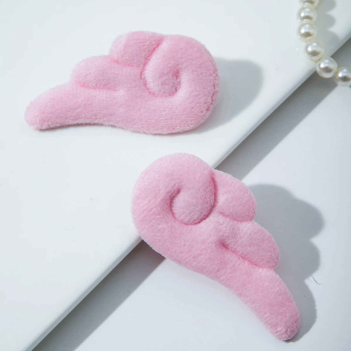 2 個/20 個 5 センチメートル天使の羽超かわいい天使の羽ぬいぐるみヘアピンガールヘアクリップアクセサリーバレッタヘアグリップ頭飾り帽子