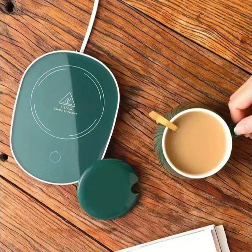 Caneca conjunto de presente de natal simplicidade prático termostato copo multi cenário aplicar canecas de cerâmica quentes com colher e sacos organizadores