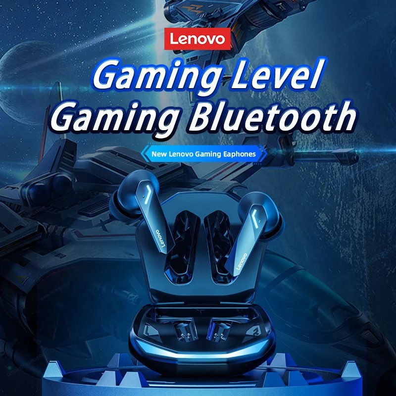Lenovo GM2 PRO Neues Bluetooth 5.3-Headset, Sport, Laufen, echtes kabelloses In-Ear-Gaming-Musikkopfhörer mit geringer Latenz und Dual-Modus