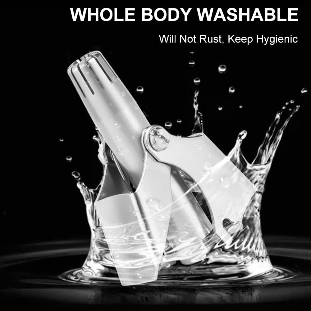 Триммер для волос в носу для мужчин и женщин без шума, моющийся ручной триммер для носа aparador de pêlos do nariz