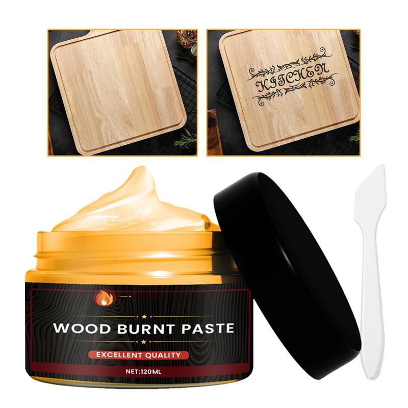 Holzofen Gel einfach aufzutragen Verbrennungs paste für Holz Handwerk Verbrennungs gel multifunktion ale DIY Pyro graphie Zubehör für Papier