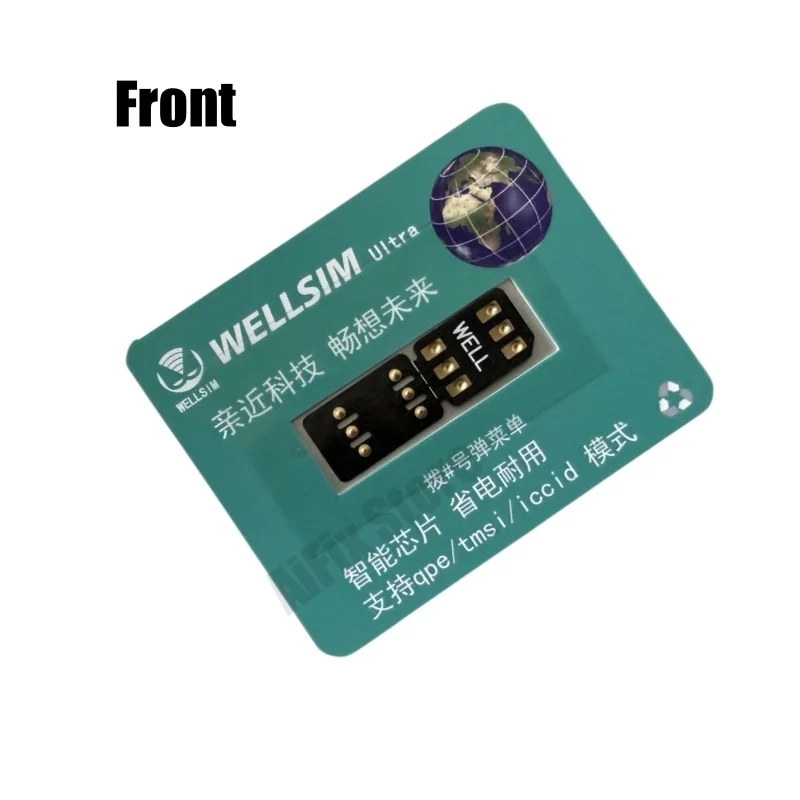 2 Pçs/lote Mais recente Wellsim Pro V4.1 Versão Dobrável com Modo QPE Esim MEP para iPhone 16 15 14 13 12 11 8 7 X
