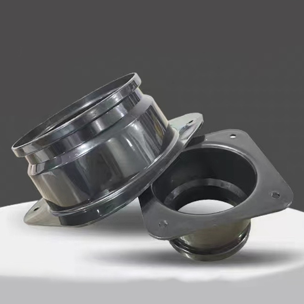 Flange Connector Vent Pipe Adapter  Square To Round Flange Interface For Ventilation Duct Connection Exhaust Pipe Joint