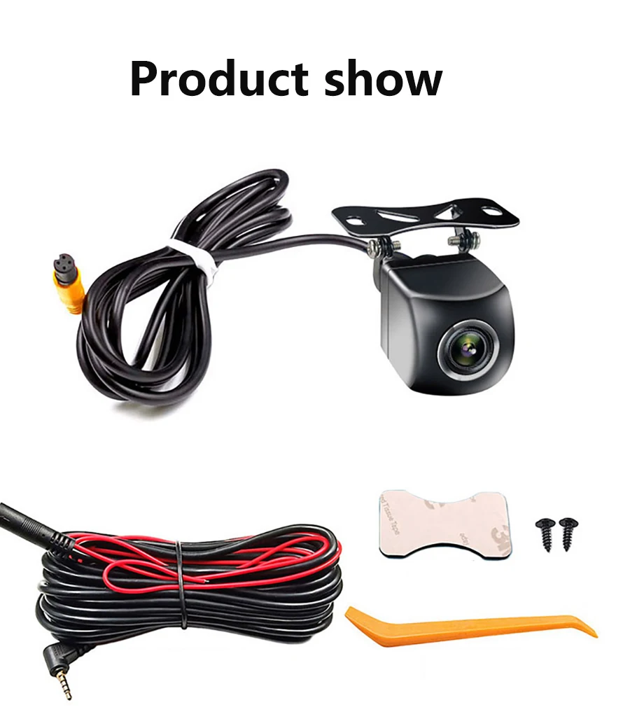 Car Rear View Camera 4 Pin 1080P HD Reverse Night Vision Video Camera Wide Angle 170 Degree Parking Camera For Car Accessories