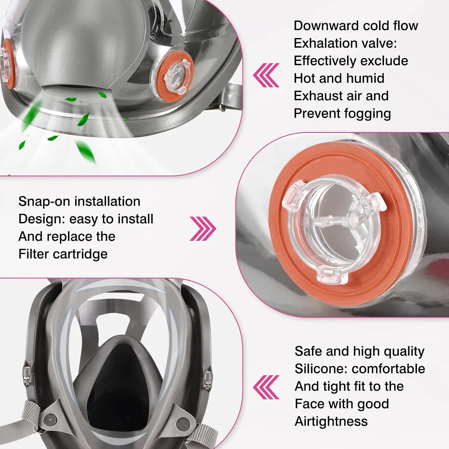 27 In 1 6800 อุตสาหกรรมจิตรกรรม Spraying Respirator หน้ากากแก๊ส 15 In 1 ชุดความปลอดภัยทํางานกรองฝุ่น Full Face Mask เปลี่ยน MMM