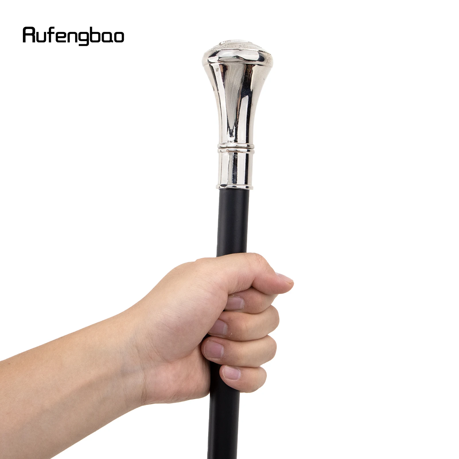 สีขาว Freemasonry Freemasons VG Totem บรรเทาเดิน Cane แฟชั่นเดิน Stick สุภาพบุรุษ Crosier KNOB Walking Stick 93 ซม.