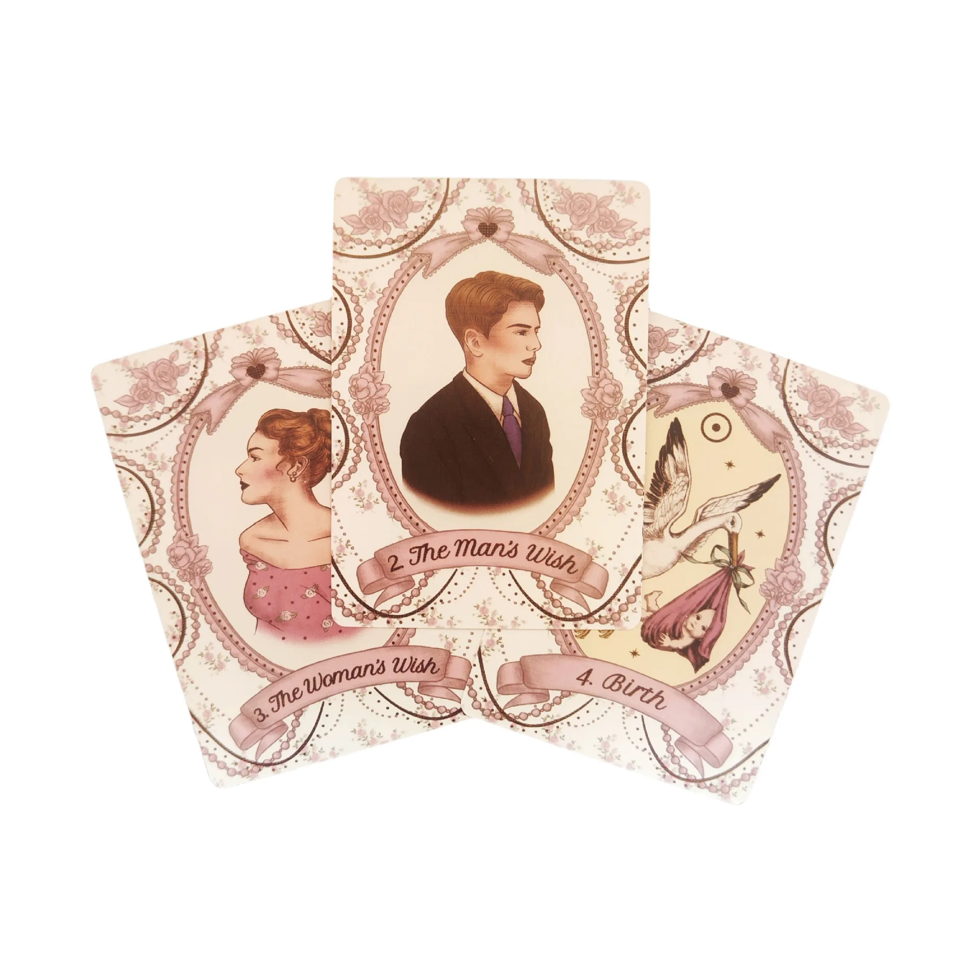 The Rosebelle Oracle cards  A 65 Cards English Version Oracle Deck Divination Party Desktop Toy Entertainment