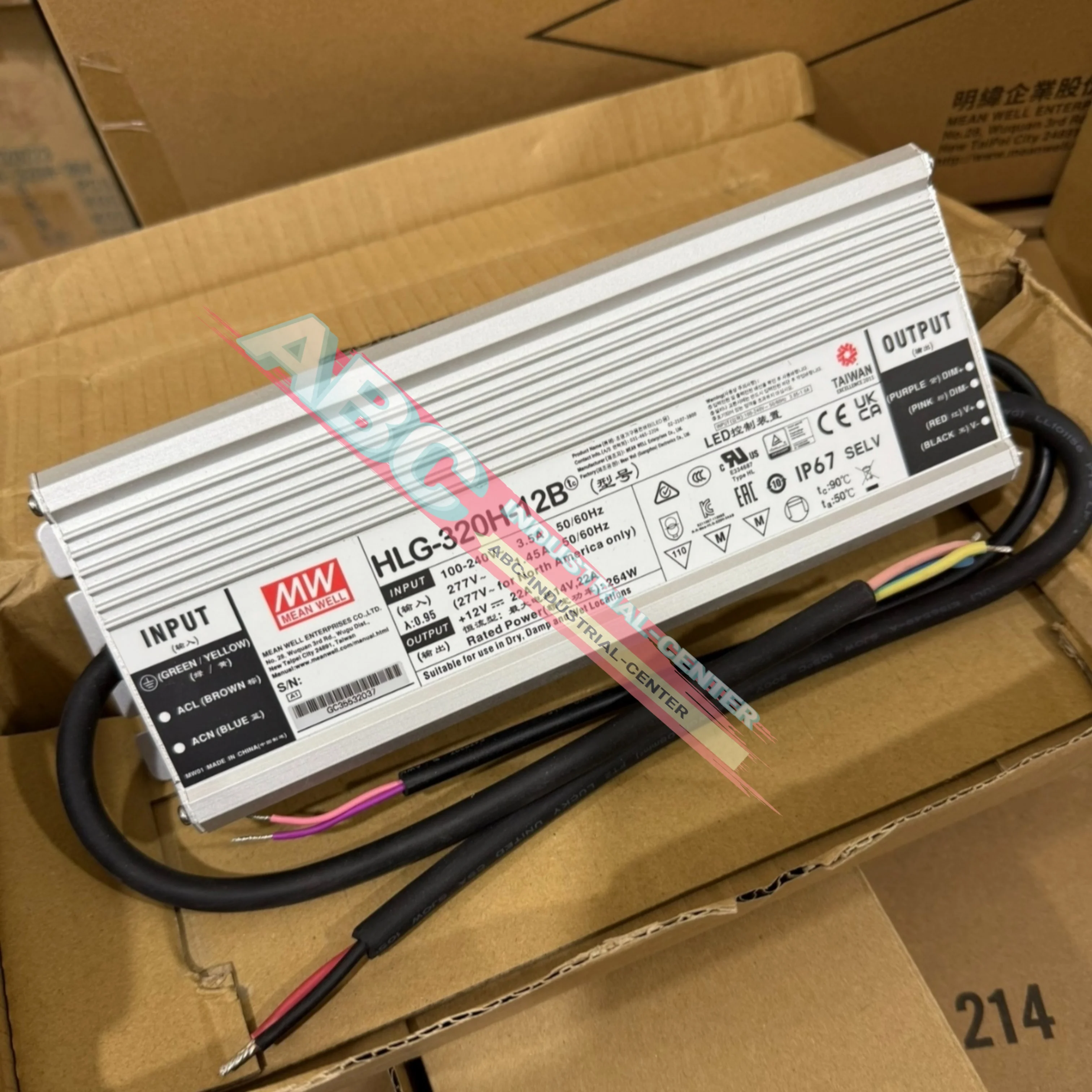 New original  HLG-320H-12 | 12V Switch Power Supply HLG-320H-12A | 12V