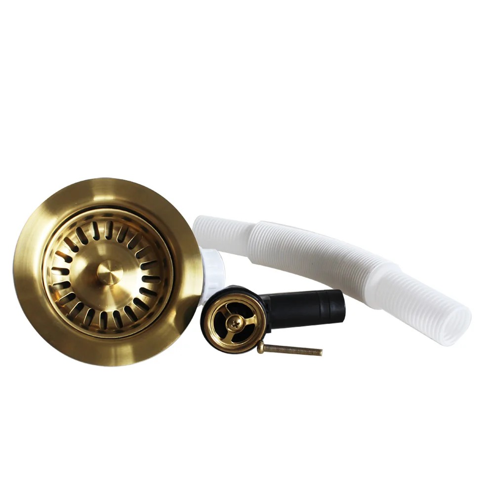 Talea Sink Strainer 3 1/2 "นิ้วDrainer 11.4 ซม.ขยะDowncomerสีทองDrainerสําหรับห้องครัวXK225C036