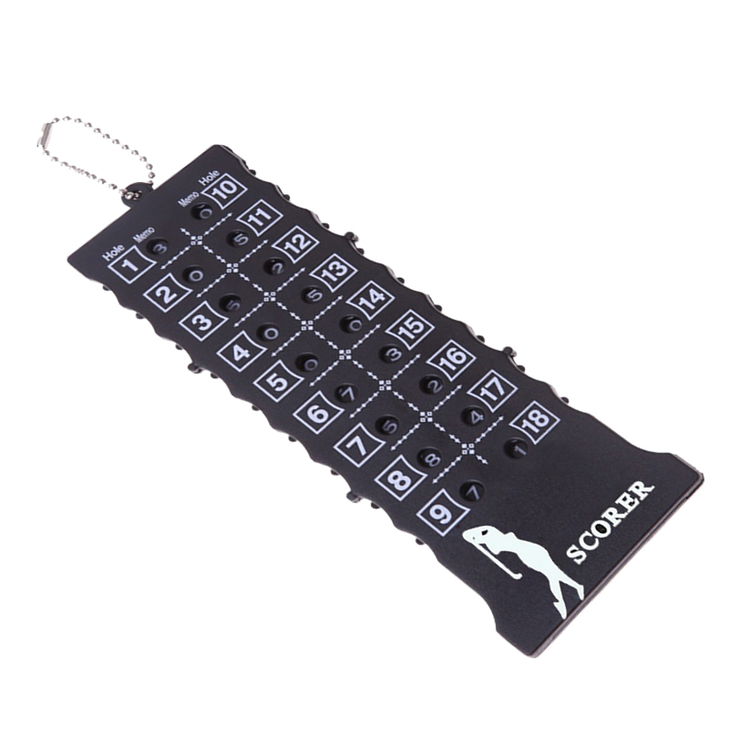 18 หลุมกอล์ฟจังหวะ Putt นับคะแนนตัวบ่งชี้คะแนนกอล์ฟพร้อมพวงกุญแจเคาน์เตอร์กอล์ฟอุปกรณ์กอล์ฟ