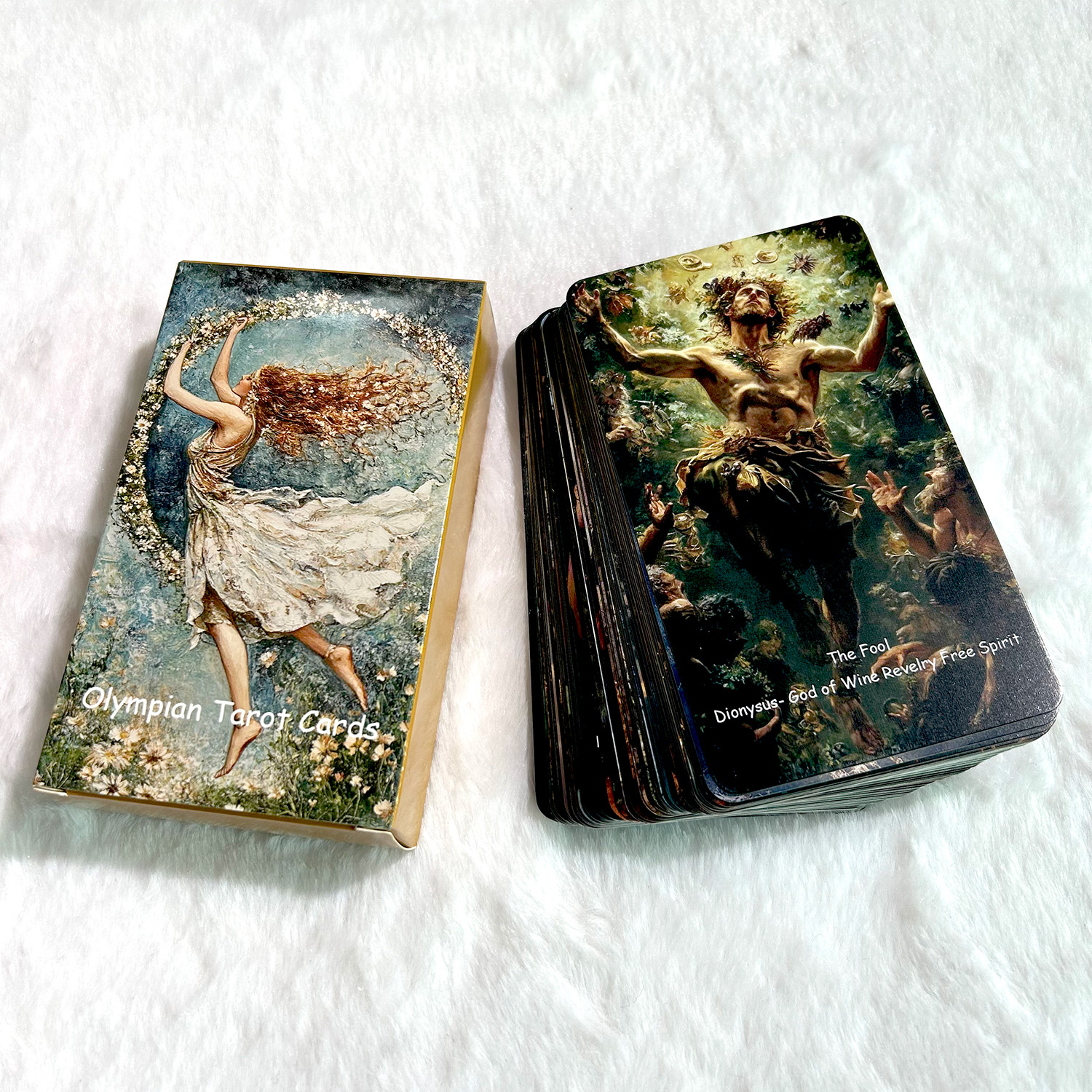 78PCS 70*120mm Tarot Griechische Mythologie Wahrsagerei Rune Brettspiel Klassische Innovative Thema Illustration Schlüsselwörter