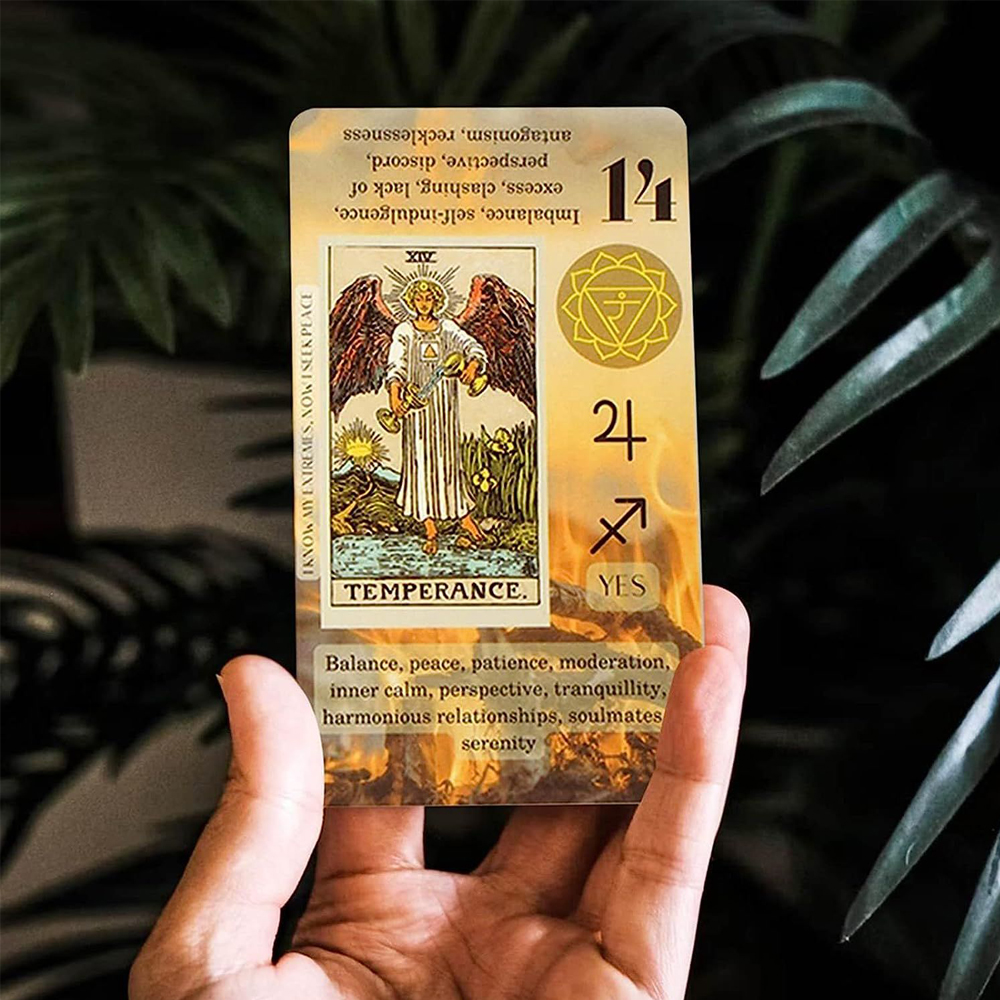 ไพ่ทาโรต์เพื่อการเรียนรู้1กล่องไพ่ทาโรต์คุณภาพสูง78ชิ้นแบบคลาสสิกพร้อมคู่มือเกมเริ่มต้นเกมกระดานทำนายโชคชะตาแบบพกพา