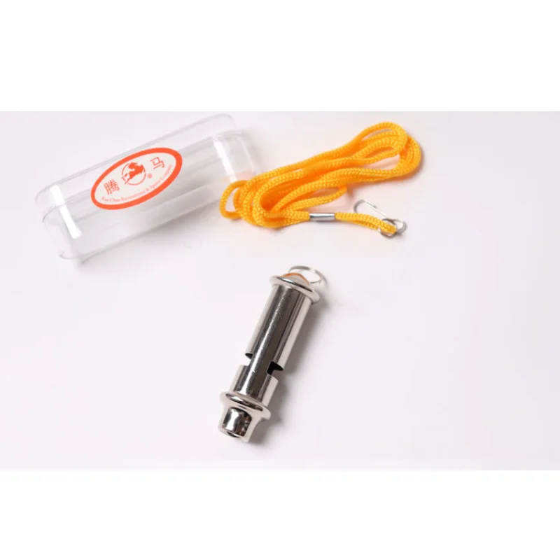 Apito do metal para a polícia e o árbitro, salva-vidas, esporte, partido do rugby, treinamento exterior, 1PC