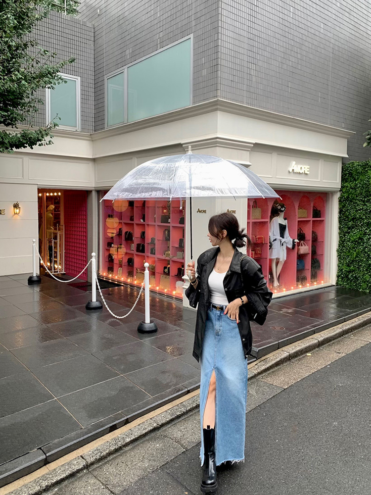 レトロ韓国スタイルの女性のレザージャケットコートカジュアルミッドレングスアウターオープンカーディガン秋冬ハイエンドルーズ Pu レザー