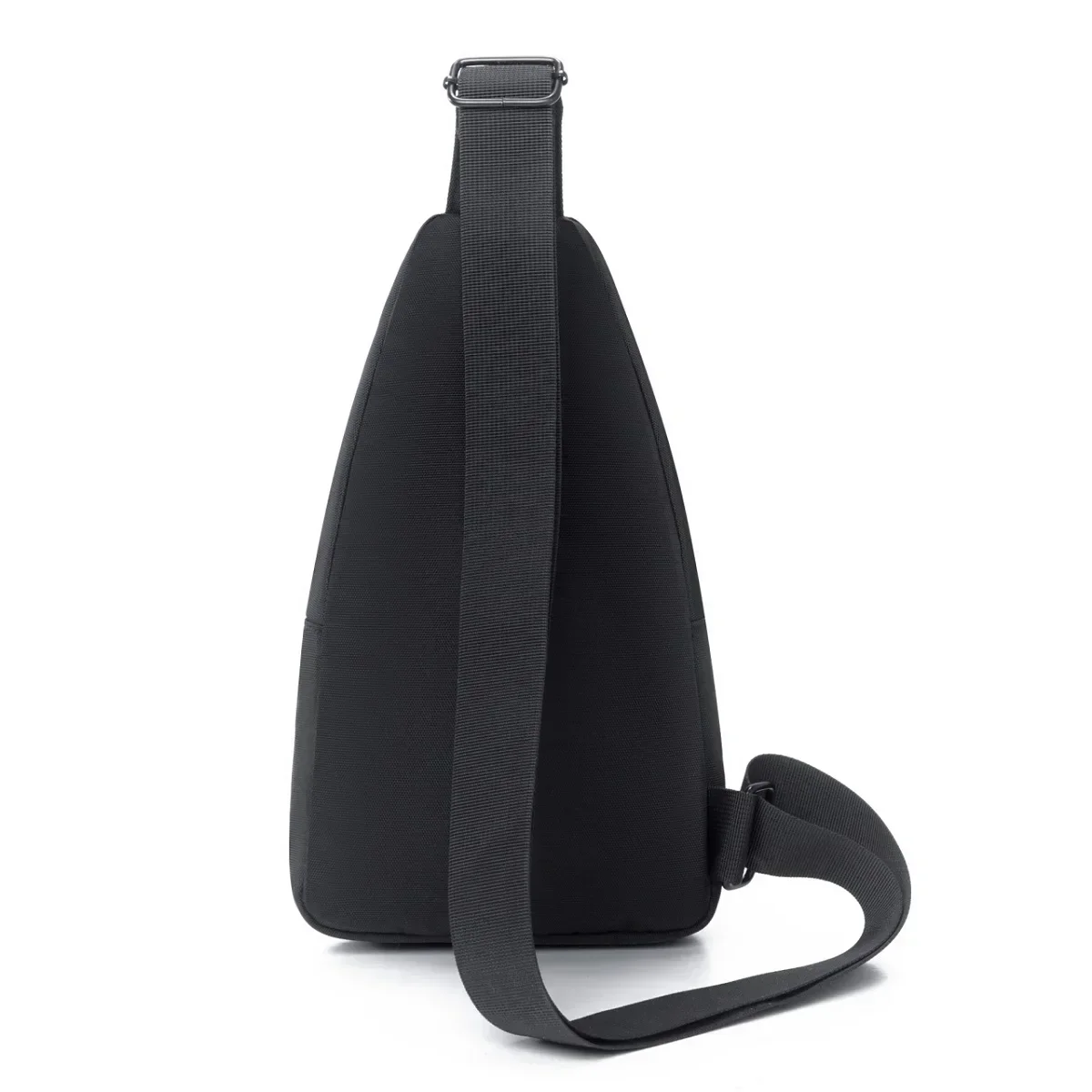 Solid color oxford fabric multi-pocket chest bag, casual sports slash waist chest bag for going out and daily commuting