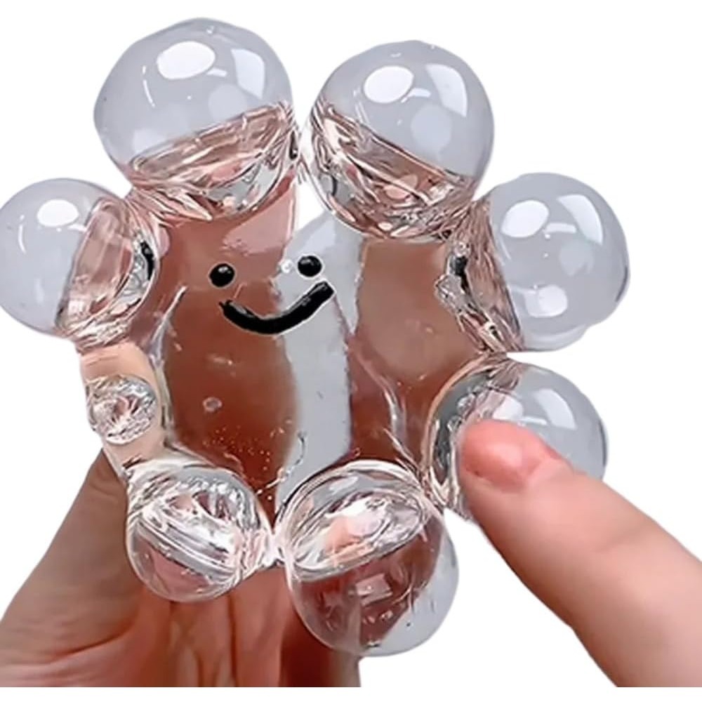 Squishy Bubble Pop Fidget Toy, Squeeze Sensory Ball & Octopus Popper, Anti-Angst-Spielzeug für Erwachsene Kinder, ASMR Fun Party Gift