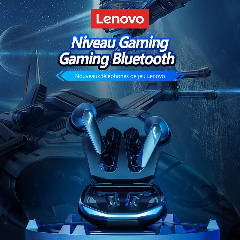 Choix Lenovo GM2 Pro écouteur Bluetooth 5.3 casque avec micro 9D stéréo Pro 6 écouteurs double Modes jeu de musique casque sans fil