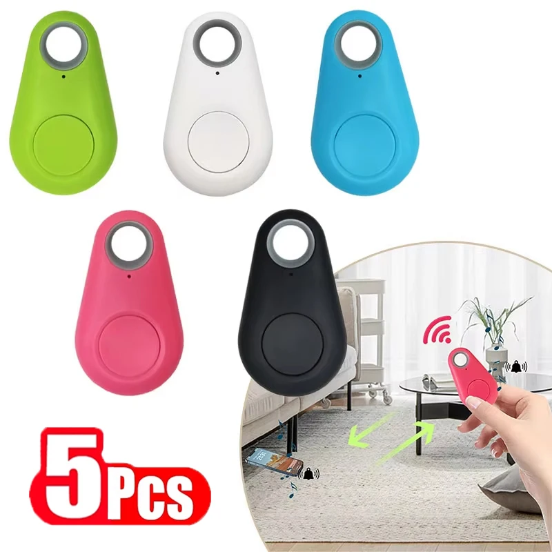 1-5 szt. Bezprzewodowy Mini Lokalizator GPS Anti-lost Alarm Klucz Dziecko Torba Portfel Finder Bluetooth APP Lokalizator Smart Tag Dla Ios I Android