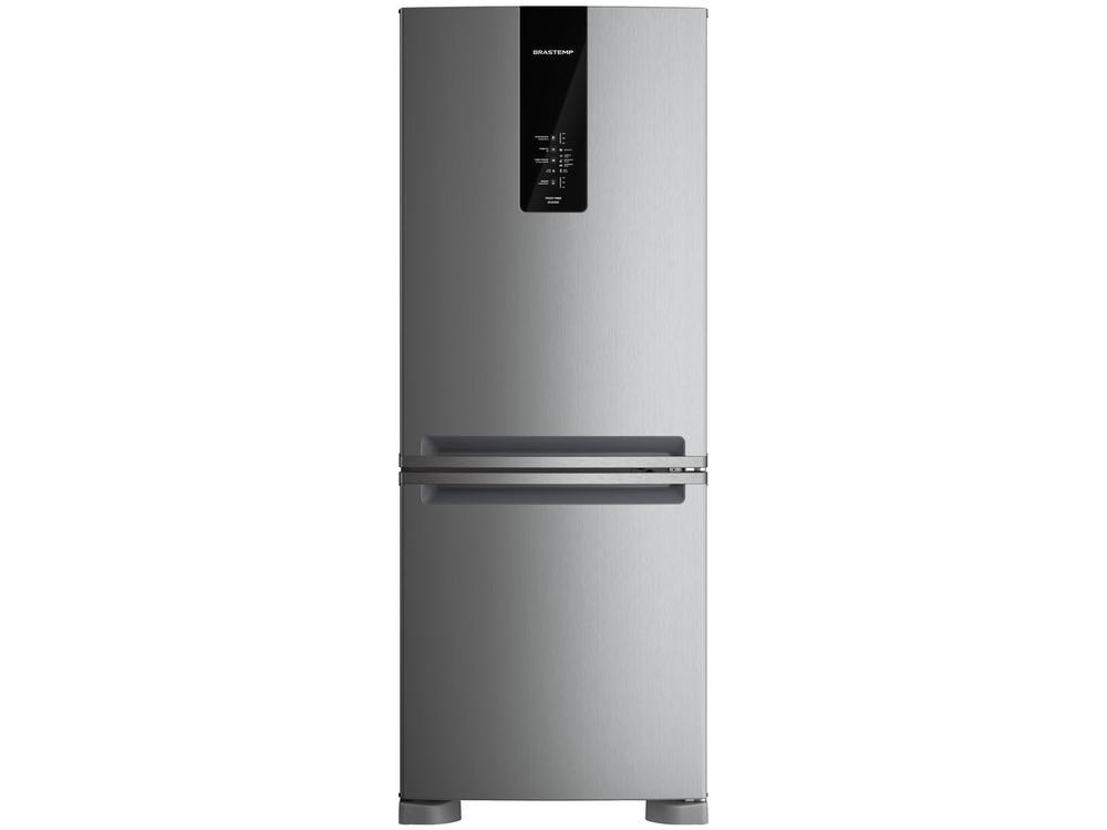 Geladeira/Refrigerador Brastemp Frost Free Duplex Prata 447L BRE57FK - 220V