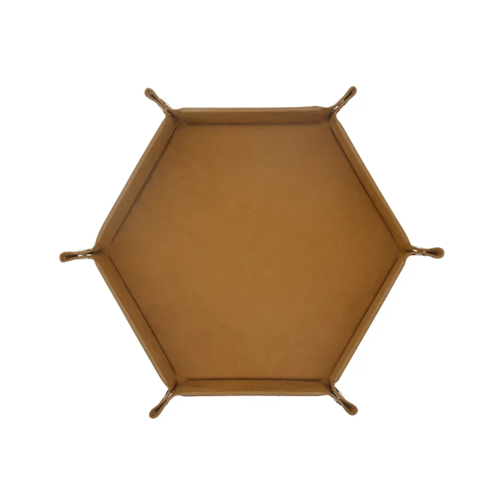 Hexagonal Dice Tray Miscellaneous Storage Box Board Game Dice Tray Accessories