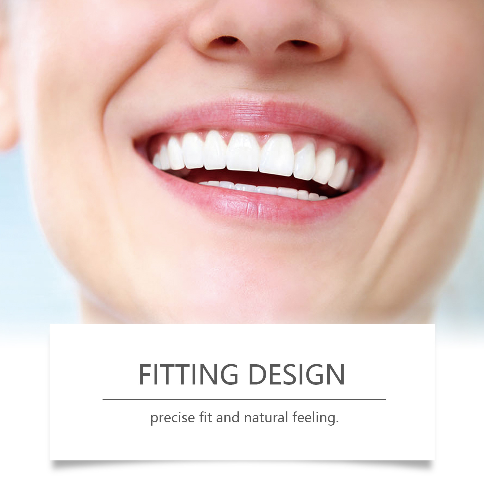 Juego de dentaduras postizas de silicona, 1 Uds., dentaduras postizas temporales que se ajustan a la cavidad bucal, sonrisa perfecta, herramienta para dientes falsos cómoda, soportes para dientes de simulación