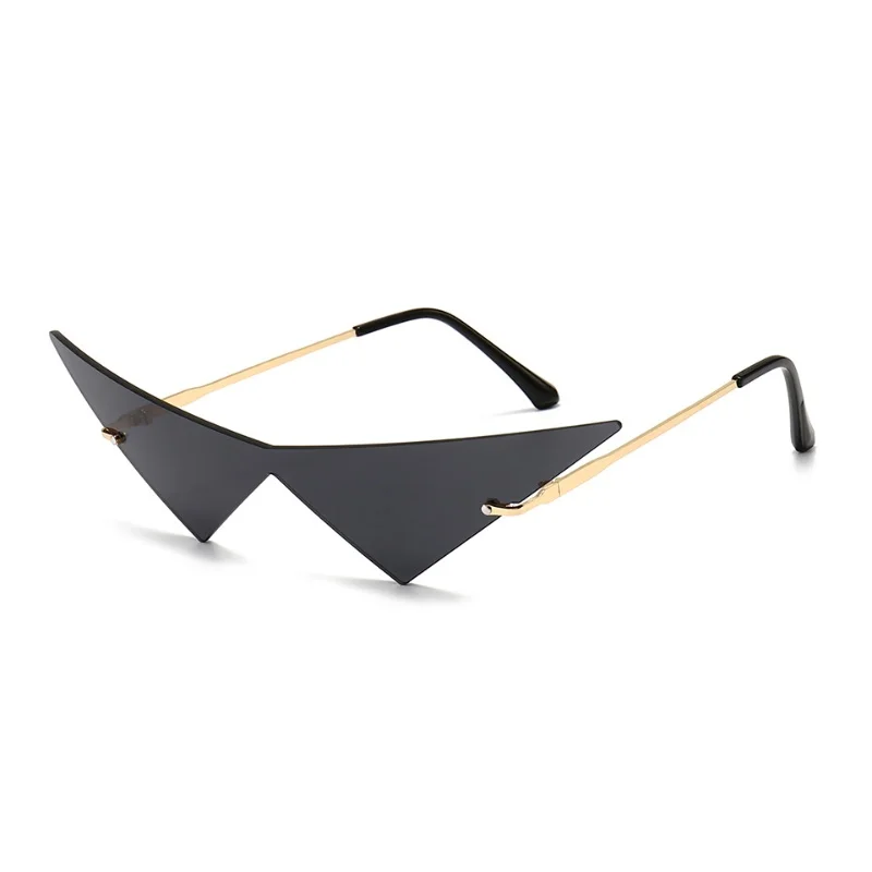 5351 New Arrival Unisex Stylish Sunglasses with Triangle Frames: Perfect for Runway Shows, Street Photography, Hip-hop & Funky