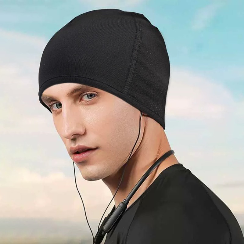 Riding Fast Drying Small Cloth Cap Motorcycle Helmet Liner Outdoor Sports Breathable Protective Cap Universal Helmet Accessories