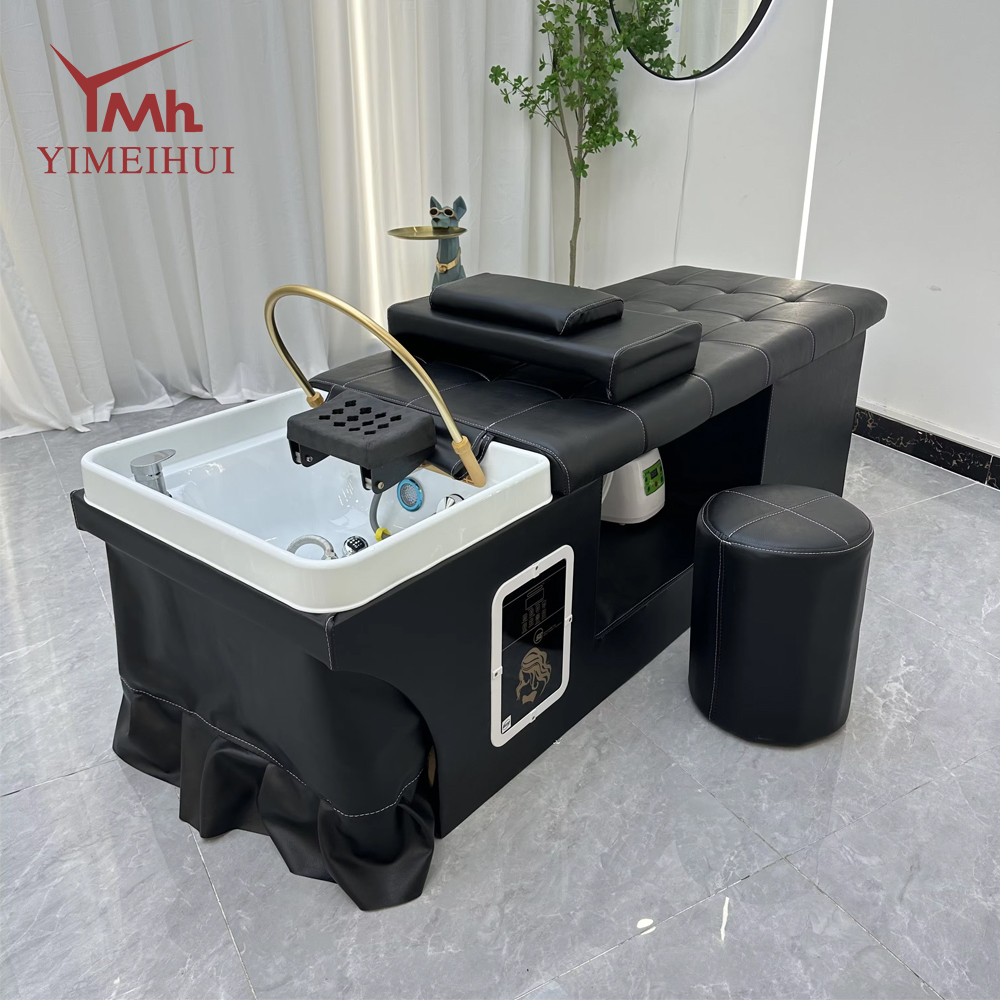 Salon Washing Hair Massage Hydrotherapy Shampoo Bed Spa Head Water Therapy Circulation Shampoo Beds