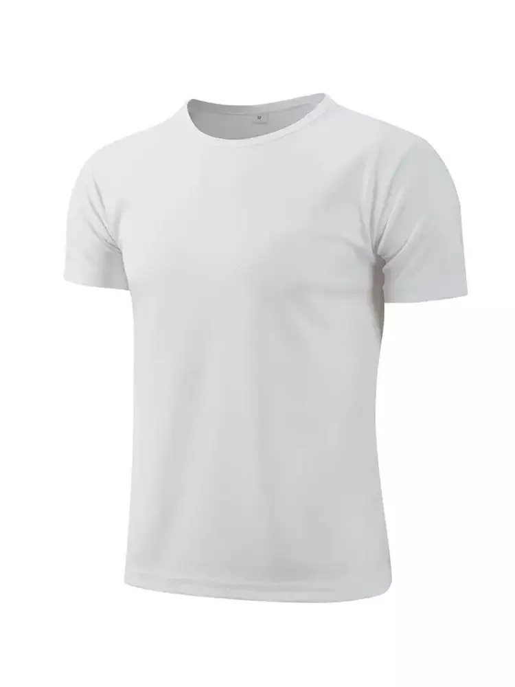 Miễn Phí Vận Chuyển Đồng Bằng Polyester Trắng Solf Cảm Ứng Thuốc Nhuộm Thăng Hoa Tẩy Trống Trẻ Em Áo Với Chất Liệu Cotton Tạo Cảm Giác Cho Thăng Hoa In