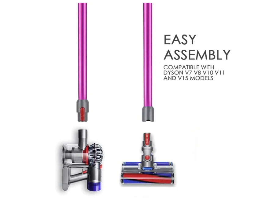 For Dyson V7 V8 V10 V11 V15 and V6 B Style Models Vacuum Cleaner Replacement Accessories Quick Release Extension Straight Wand