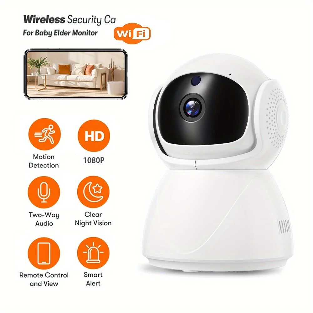 มินิสมาร์ท 5MP Wifi กล้อง IR Night Vision IP ในร่มกล้องวิดีโอหน้าแรกป้องกันความปลอดภัย PIR Human Detection Baby Monitor