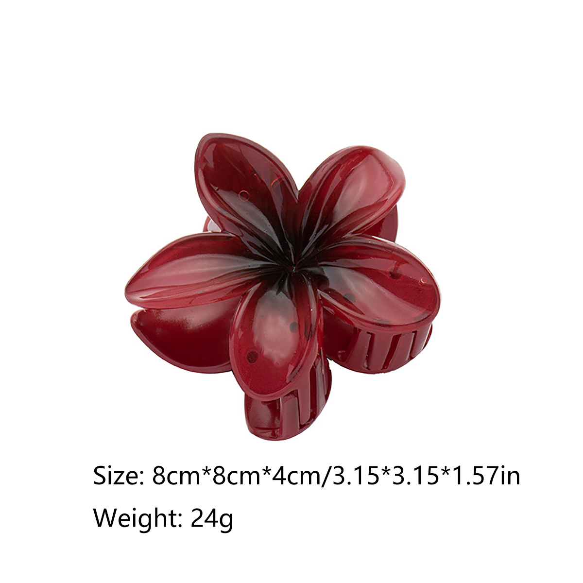 Gradientowa spinka do włosów Frangipani Plumeria szpilka Ins styl uchwyt na kucyk Barrette słodki rekin pazury imprezowe akcesoria do włosów