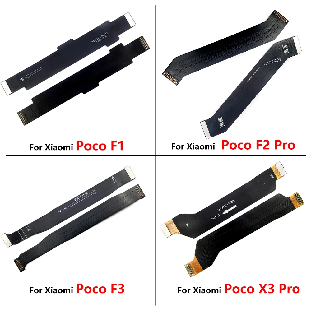 Mới Dành Cho Xiaomi Poco X3 NFC F3 F1 F2 X4 M4 Pro 4G 5G Chính Bo Mạch Chủ Kết Nối Màn Hình LCD màn Hình Hiển Thị Cáp Mềm Thay Thế Phần Nơ