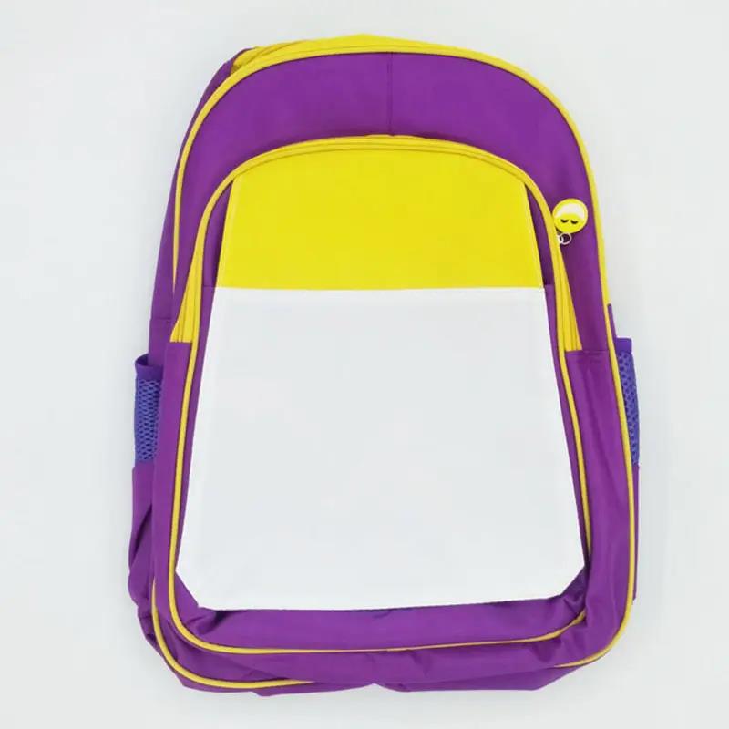 Sublimation leere Schultasche Rucksack für Kinder Kinder Junge Mädchen große Größe personalisierte Druck Büchertasche für Studenten