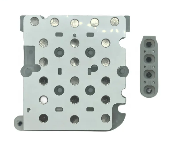 Teclado de silicona para Verifone VX520, Terminal POS 252, 001-01, teclado de goma de repuesto