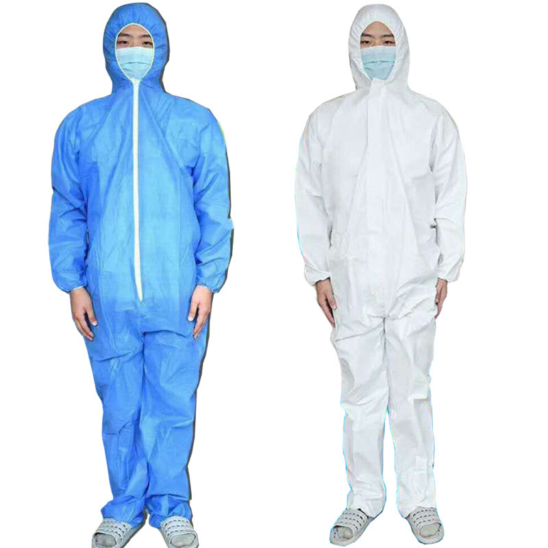 Traje de protección reutilizable, protector hazmat contra salpicaduras líquidas y antivirus