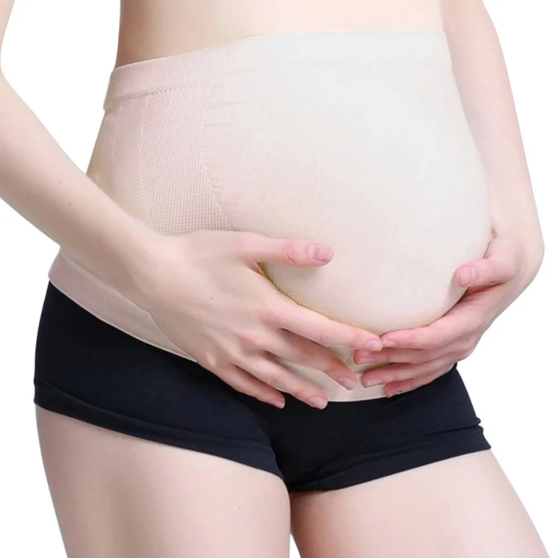 Weiche Nahtlose Schwangere Frauen Gürtel Zurück Druck-Reduktion Unterstützung Für Schwangere Frauen Bandage Schwangerschaft Gürtel für Frauen M-2XL