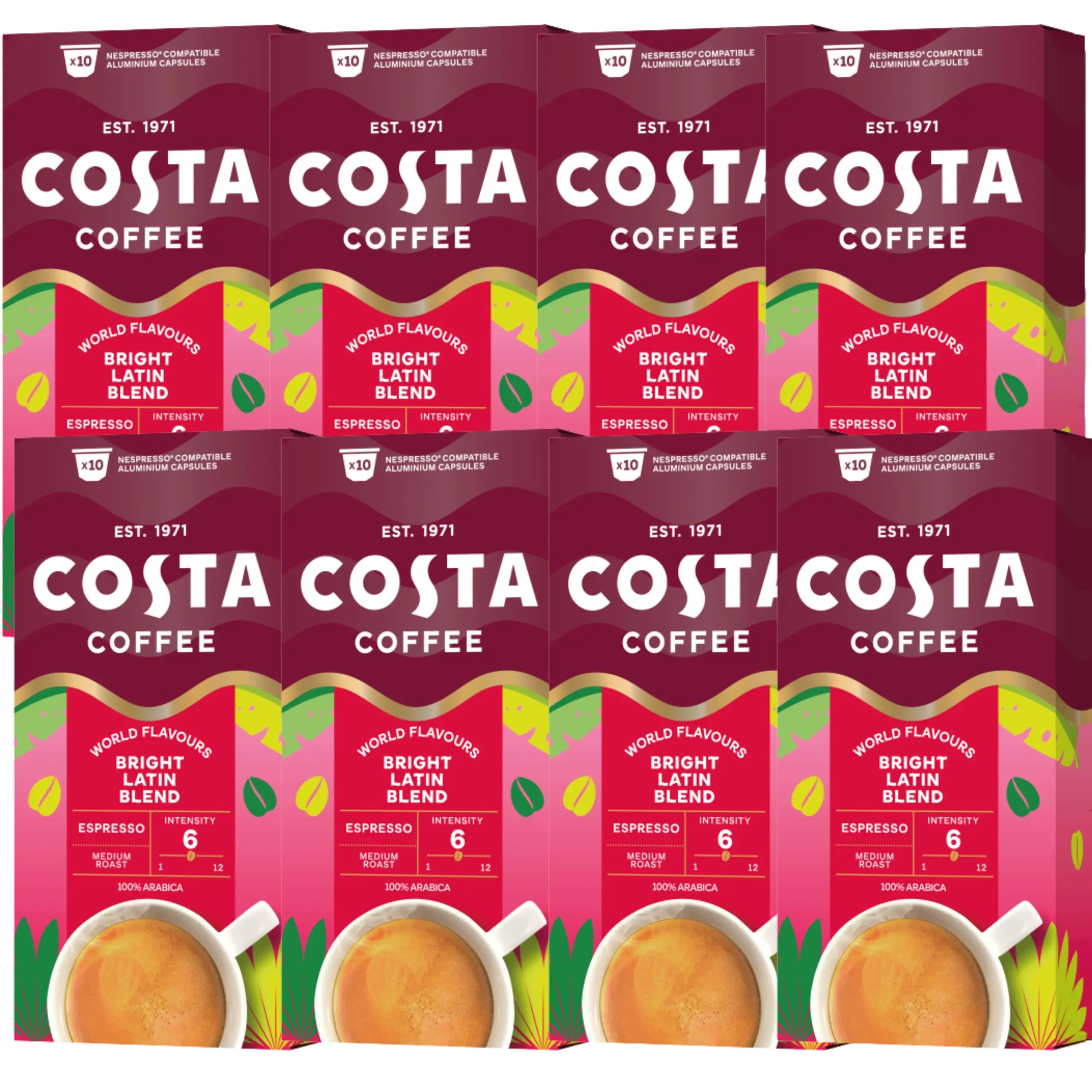 Zestaw Kapsułki Costa Bright Blend 8*10