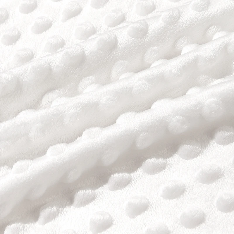 Minky Baby Blanket Solid Color Crystal Velvet Bean Blanket Double Layer Super Soft Kids Swaddle Blanket Quilt