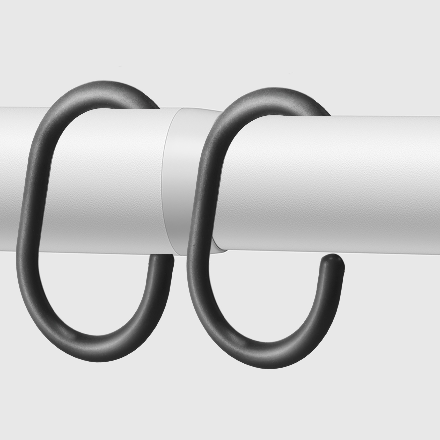 24 Uds. Anillos para cortina de ducha, ganchos de plástico para cortina de ducha para barra de ducha de baño