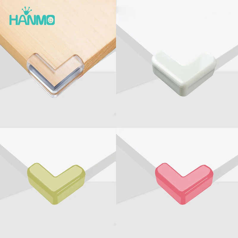10 teile/los Gummi Transparent L Form Baby Sicherheit Silikon Eckenschutz Kinder Weiche Klare Tisch Schreibtisch Rand Eckenschützer