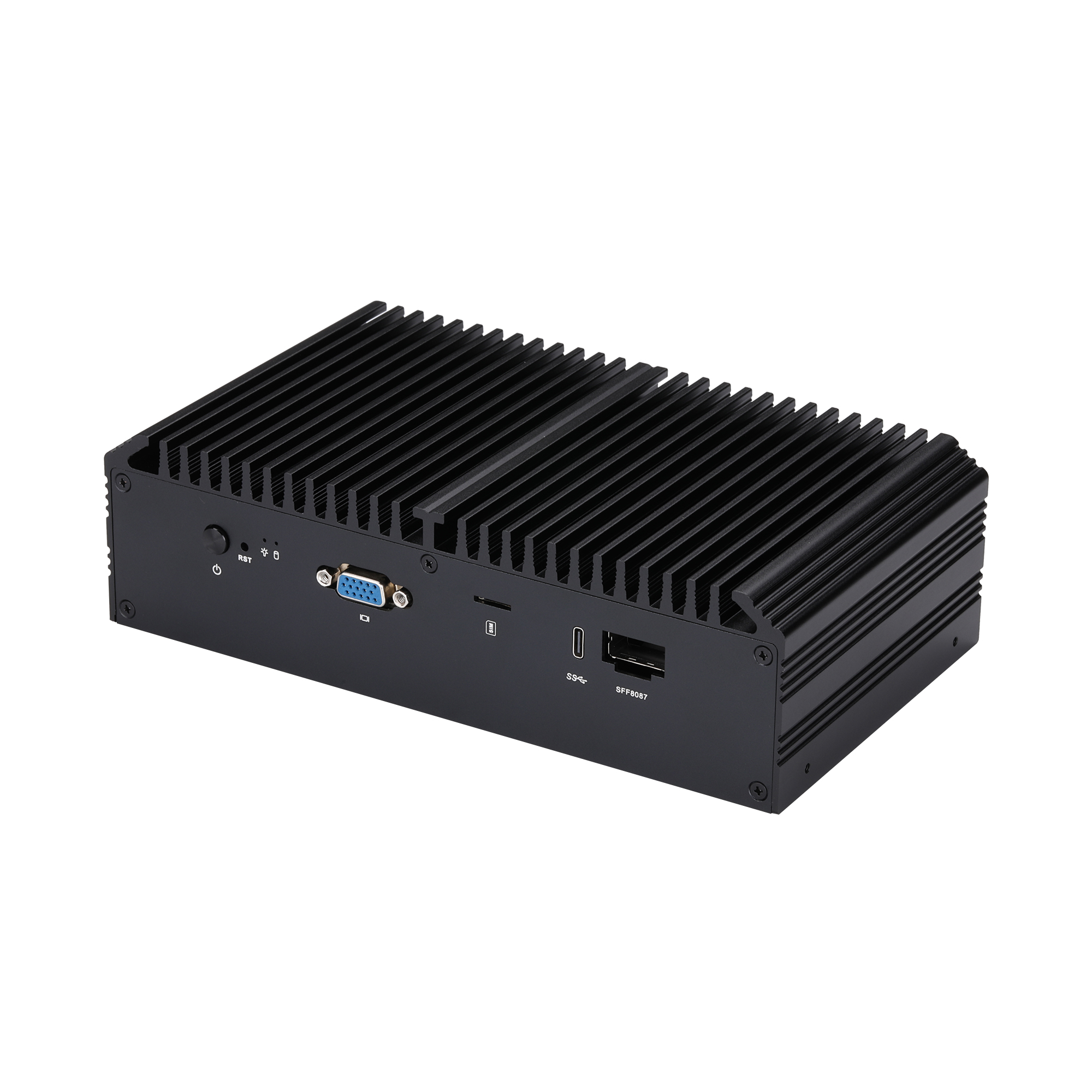 Qotom Q20300G9คอมพิวเตอร์ขนาดเล็ก5*2.5g I226-V LAN 4 SFP + Atom fileserver C3338R C3558R C3758 C3758R เราเตอร์ไฟร์วอลล์เซิร์ฟเวอร์คอมพิวเตอร์ขนาดเล็ก